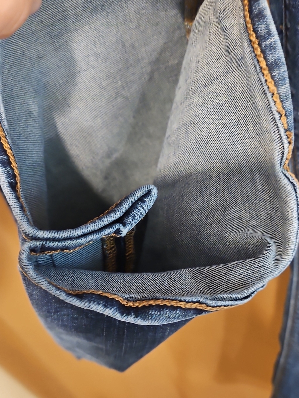 2 PAIRS - Sonoma Blue Denim Jeans with Contrast Stitching And American Eagle - Picture 10 of 14